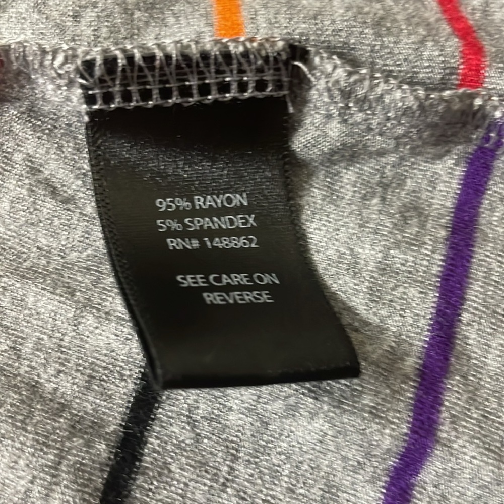 Torrid Super Soft Knits Women's Gray & Striped Sweater. Good Condition. Size 1. - Picture 9 of 10